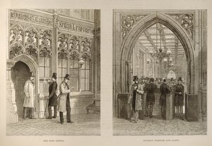 Das Unterhaus: Das Postamt und die Teilungsbarriere und Lobby von English School